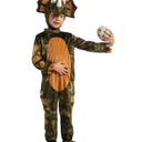 Spooktacular Creations Realistic Triceratops Child Costume, Size S