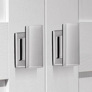 10 Pack Square Cabinet Knobs Brushed Nickel, Single Hole Silver Kitchen Cabinet Knob Cabinet Handles Hardware for Cupboard Closet Bathroom Dresser Drawer Knobs, Solid Zinc Alloy
