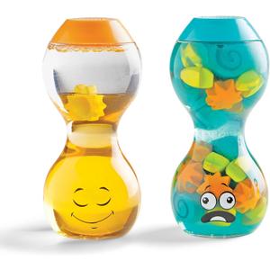 hand2mind Express Your Feelings Sensory Bottles- Opposite Emotions, Toddler Sensory Toys, Quiet Fidget Toys, Play Therapy Toys, Calm Down Corner Supplies, Calming Corner, Social Emotional Learning