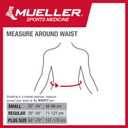 MUELLER Sports Medicine Lumbar Back Brace with Removable Pad, Ideal for Upper and Lower Back Pain, Relief & Support for Men and Women, Strains, Sciatica, Scoliosis (Black)