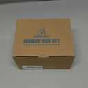 Samfolk Faraday Box with Faraday Bags for Car Keys, Car Key Signal Blocking Box, Keyless Entry Car Key Safe Protector Car Alarm Anti-Theft Shielding Cage (Medium)