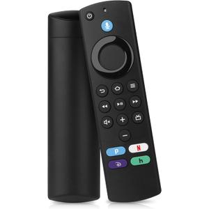Replacement Voice Remote (3rd Gen) Fit for AMZ Smart TVs Cube/4K Max/4K/Stick/Stick Lite, Smart TV 3rd Gen and Compatible with Insignia-Toshiba-Pioneer-Smart-TVs