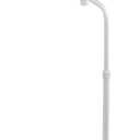 IDEE Tablet Floor Stand with 10lb Heavy Duty Base, 360 Degree Adjustable Tall Holder for Bed Compatible up to 13inch Kindles, iPads, and Tablets, White