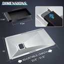 Hiorucet Grill Drip Pan Kits for Nexgrill 720-0882A Replacement Parts, Grease Tray, Heat Plate Shield, Burner, Igniters for Nexgrill Replacement Parts 5 Burner 720-0882A, 720-0896, 4 Burner 720-0925P.