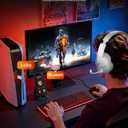 acer Wireless Gaming Headset, PS5 Headset with 2.4GHz for Ps5, Ps4, PC, Switch, Bluetooth 5.3 + 100Hrs Gaming Headphones with Noise Canceling Mic for Laptop, Mobile, Mac, 50mm Drivers (White)