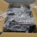 Corner Shower Caddy Tension Pole - 4 Tier Stainless Steel Rustproof Shower Corner Caddy for Bathtub Bathroom Shower Organizer Shelves Adjustable Pole 25-114.2 Inch Black