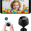 senri Mini Security Camera, 1080P HD WiFi Home Indoor Outdoor Camera for Baby/Pet/Nanny, IP Camera Remote Viewing for Security with iOS,Android Phone APP(Video Only)