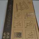 Wooden Step Stool 6 Height, Step Stools for Bed, Bed Steps for High Beds for Adults and Elderly, Step Stool for Bedroom, Kitchen, Living Room, Black