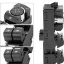 WMPHE Window Switch Compatible with Ford Explorer 2.3L L4 & 3.5L V6 2016 2017 2018 2019, Driver Left Side Power Master Window Switch 16 Pins, Replacement for GB5Z14529BA