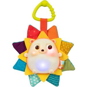 B. toys  Baby Musical Light  Up Hedgehog Toy with Lights & Sounds  Sensory Toy for Newborns, Babies  Music & Glowing Lights  RainGlow Buddy  0+ Months