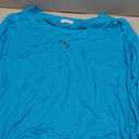 LARACE Women Plus Size Tunic Tops Long Sleeve V Neck Blouse Loose Swing Basic Flowy T Shirt for Leggings, Size -6XL