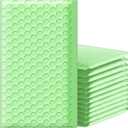 Famagic Bubble Mailers 4x8 Inch 50pc Mint Green Shipping Bags, 4X7 Packaging Bags For Small Business, Colored Padded Mailing Envelopes,Opaque Matte Self Seal Bubble Poly Mailers Bulk #000