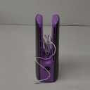 Desk Fan, 13 Inch Portable Bladeless Fan, Small Quiet Table Fan with 60Oscillating, 9 Speeds & 9H Timer, LED Display, Button Control, Easy to Clean, Personal Desktop Fan for Bedroom, Office (Gray+Purple)