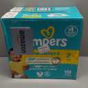 Pampers Swaddlers Diapers, Size 2 (10-22 lbs), 148 Count, Absorbent, Keeps Baby Dry and Comfortable, Skin Safe Disposable Baby Diaper