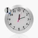 TONGCAM Hidden Camera Wall Clock  FHD Nanny Cam with Motion Detection  Spy Camera for Indoor Office Home Security  No WiFi Function  SD Card Not Included