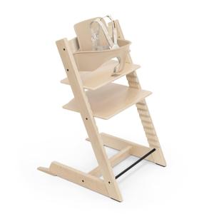 Stokke Tripp Trapp High Chair 2, Natural - Includes Chair + Baby Set with Removable Harness for Children 6-36 Months - Adjustable, Ergonomic & Easy to Clean 