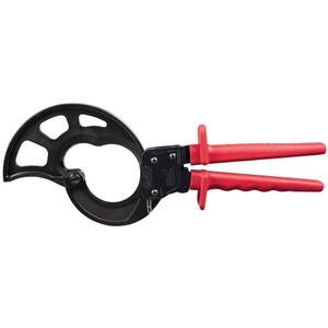 Klein Tools 63750 Ratcheting Cable Cutter, Cuts Up to 1000 MCM, Ideal for Cable Prep