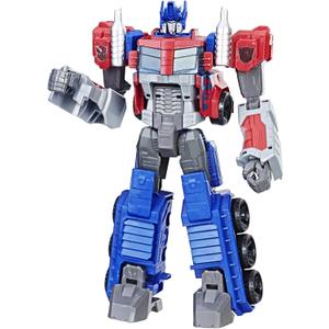 Transformers Toys Heroic Optimus Prime Action Figure - Timeless Large-Scale Figure, Changes into Toy Truck - Toys for Kids 6 and Up, 11-inch 