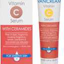 Vanicream Vitamin C Serum, 1.2 Fl Oz, Formulated without Common Irritants for Sensitive Skin, Milky and Lightweight Brightening Serum, Hydrates & Boosts Glow, DermatologistTested