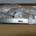 2 x Vurkcy Rear Left Driver Side Power Window Regulator with Motor Compatible with Jeep Liberty KJ KK 2002 2003 2004 2005 2006, Replace OE 748-569