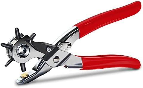Hole Punch, NEU MASTER Heavy Duty Leather Hole Puncher for Belts, Watch Bands, Straps, Dog Collars, Saddles, Shoes, Fabric, DIY Home or Craft Projects