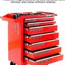 12 Pack of Magnetic Toolbox Labels - 3D-Printed Magnets Tool Box Labels, General Reusable Tags for Steel Toolboxes, Carts, Drawers, and Cabinets