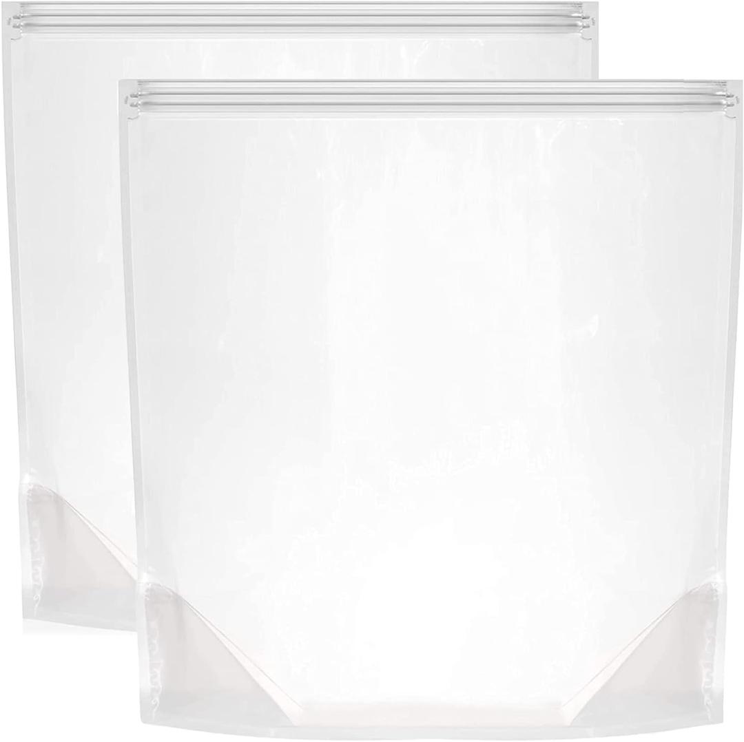 Newcos 2 Huge Turkey Brining Bags Double Zippers Seal Brine Bags 2622 Extra Large Brine BagHeavier Duty Materials BPA Free