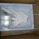 Small Bird Travel Cage - Lightweight Small Birds Starter Kit with Birdcages and Accessories Great for Parakeets Lovebirds Parrotlets Finches Canaries