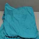 Empyrean Teal Blue Extra Deep Pocket King Fitted Sheet Only, Hotel Luxury King Size Fitted Sheets Easily Fits 18 to 24 Inch Mattress, Super Soft, Wrinkle-Free Bottom Sheets with Corner Straps