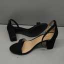 Ankis Heels for Women Open Toe Ankle Strap Chunky Heel Sandals 2.75 Inch, Size: 7,5