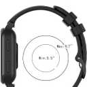 2 Pack Waterproof Wristband Compatible with Garmin Vivoactive 4S / Venu 3S / Venu 2S / Vivomove 3S, Quick Release 18mm Replacement Strap for Women Men
