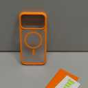 TORRAS Stronger Magnetic & Shockproof for iPhone 17 Pro Max Case, Fit for MagSafe, Military Grade Drop Protection, Camera Control, DIY Button, Slim for iPhone 17 Pro Max Case Translucent Orange