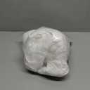 NICETOWN White Linen Sheer Curtains and Drapes 84 inches Long, Rod Pocket & Back Tab semitransparent with Light Through Vertical Window Treatments for Sliding Glass Door & Living Room, 52"W, Set of 2