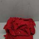 Christmas Red Velvet Bow 18 x 36 Inch Christmas Tree Decorative Large Velvet Bow for Holiday Indoor and Outdoor Decorations(4 Pieces)