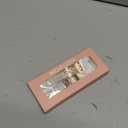 Wearlizer Slim Leather Band Compatible with Apple Watch Bands Women 41/40/38/42mm, Dressy Fancy Thin Designer Vintage Filigree Strap for iWatch Series 11 10 9 8 7 6 5 4 3 SE/Ultra 3 2 1 (Starlight/Rose Gold)