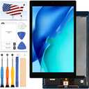 Screen Replacement for Amazon Fire HD 10 HD10 2019 9th Gen M2V3R5 LCD Display Touch Screen Digitizer Assembly Matrrix Full Glass Panel Lens Kits with Free Repair Tools (Black)