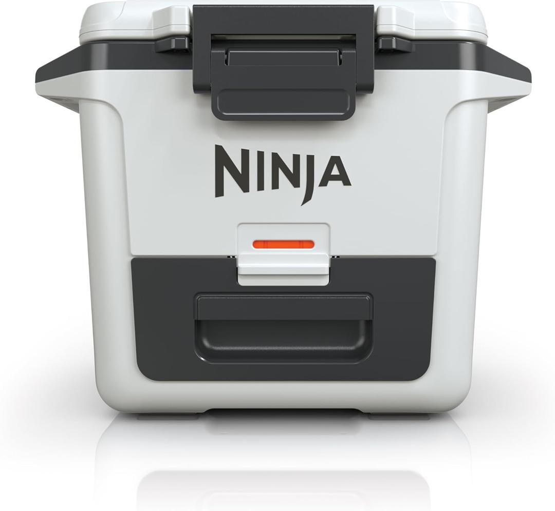 Ninja FrostVault 30qt Hard Cooler with Dry Zone, Integrated Fridge-Temp Dry Storage Drawer (Cloud White)
