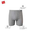 Hanes Men's Underwear Boxer Briefs Pack, Moisture-wicking Underwear for Men, Breathable, Cool & Breathable Cotton, 5 Pack, M