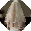 2 Tier Wedding Veil Bachelorette Party Veil With Comb Short Veils for Brides Veils for Women Wedding