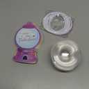 Jumlys Valentines Cards for Kids Classroom, 48 Pack Gumball Machine Valentines Candy Card Set, DIY Valentine Exchange Cards with Plastic Domes, Ideal Valentines Day Gifts for Boys Girls School