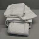 TEXAS LINEN CO. 100% Egyptian Cotton Queen Sheets Set - Luxury 1500 Thread Count Egyptian Cotton Sheets Queen Size Bed Set, 17" Deep Pocket, Soft, Cooling Sateen Hotel Quality Bedding Set - White