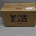 FAWLES Fully Tempered Wine Glasses, Shock Resistant Wine Glass Set for Red or White Wine, Dishwasher Safe Stem Glasses for Restaurants, Bars, Home (Set of 8, 15.5 oz)