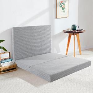 Portable Tri Folding Gel Memory Foam Mattress | Breathable Mesh Sides with Ultra Soft, Removable and Washable Cover
12.6x12.6x28.4