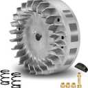 HIAORS Aluminum Flywheel 10krpm for Predator 212cc 200cc 224cc Non Hemi Ghost 69730 69736 196cc BSP Tilly Engine Coleman Mini Bike CT200U BT200X CT200U-EX GX160 GX200 6.5HP Minibike Performance Parts