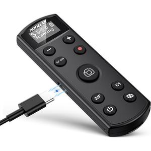 AODELAN for Sony Camera Wireless Remote Control Aodelan Rechargeable Shutter Release with OLED Screen for ZVE10, FX3, a6100, a6400, a6600, a7 III, a7R III, DSCRX100 VII, ZV1; Replace Sony RMTP1BT
