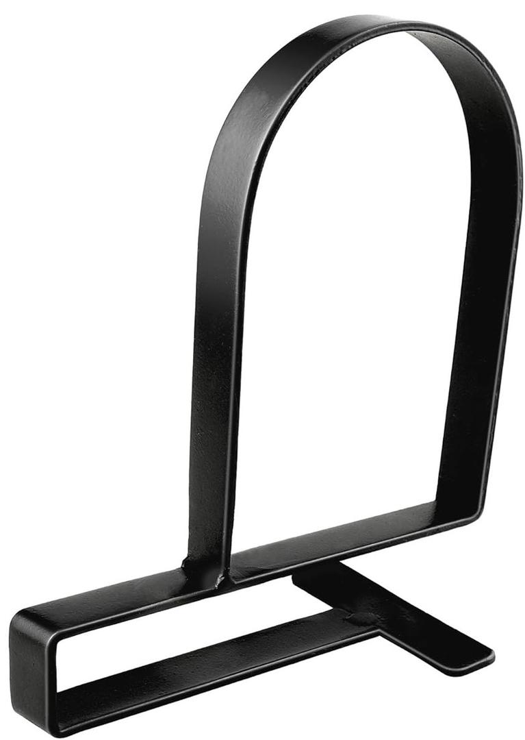 Book Ends for Shelves: Black Metal Book Ends, Heavy Duty Bookend Supports for Shelves, Non-Skid Book Organizer for Home Office School Supplies