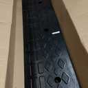 Nisorpa 4" Rise Rubber Curb Ramps Heavy Duty Driveway Curb Ramp 10 Ton Car Slope Ramp for Sidewalk Cars RV Trucks Shed Entryway Bike Pets Scooter Wheelchair 38x9.8x4inch