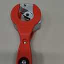 Ratcheting Tubing Cutter, 2025 New Upgrades Copper Pipe Cutter, Tubing Cutter 1/4" To 7/8", 2 in 1 Close Quarters Tube Compact Cutter, Ratcheting Pvc Cutter, Pipe Cutters Plumbing (Red)