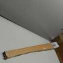 Ivilon Drapery Window Curtain Rod - End Cap Style Design 1 Inch Pole. 72 to 144 Inch Color Black