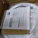 100CFM Round Bathroom Ventilation Fan: Quiet 1.2 Sones Ceiling Mount Exhaust Fan Combo with Integrated LED Light, 5CCT Selectable, Dimmable, Wet Rated, ETL Certified